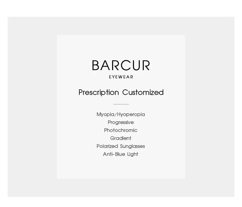 Polarized Sunglasses - BARCUR Design TR90 