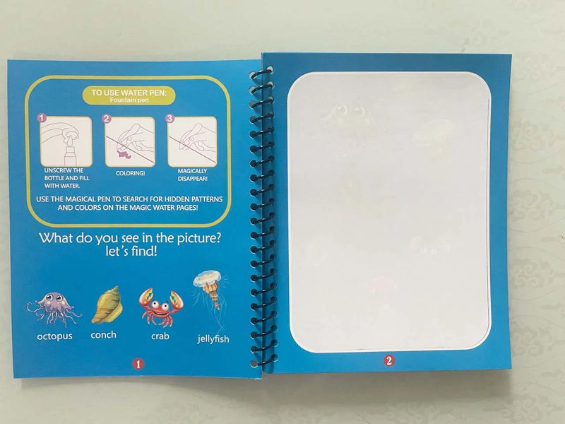 Libro Mágico de Agua Montessori