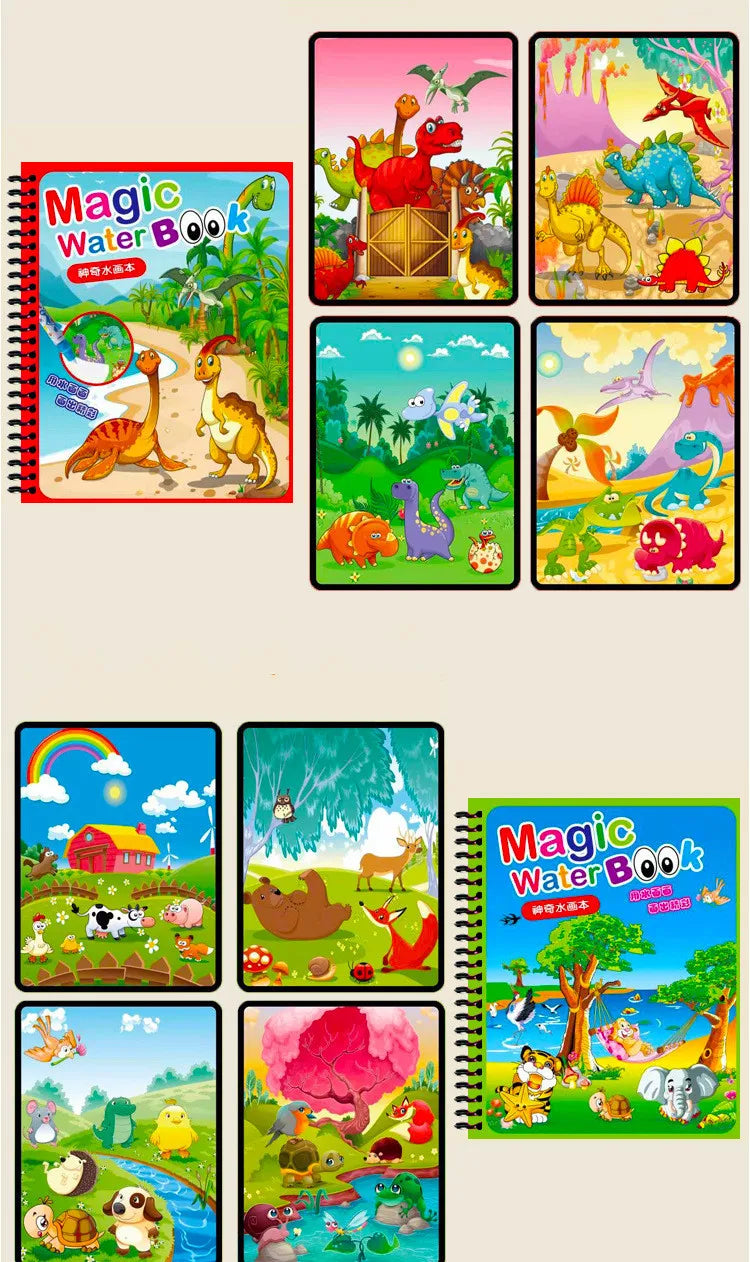 Libro Mágico de Agua Montessori