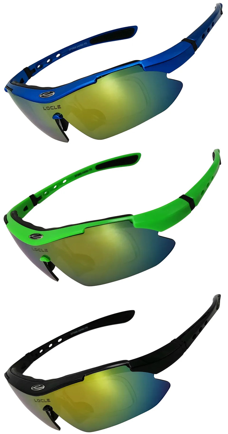 LOCLE Polarized UV400 Hiking Glasses 