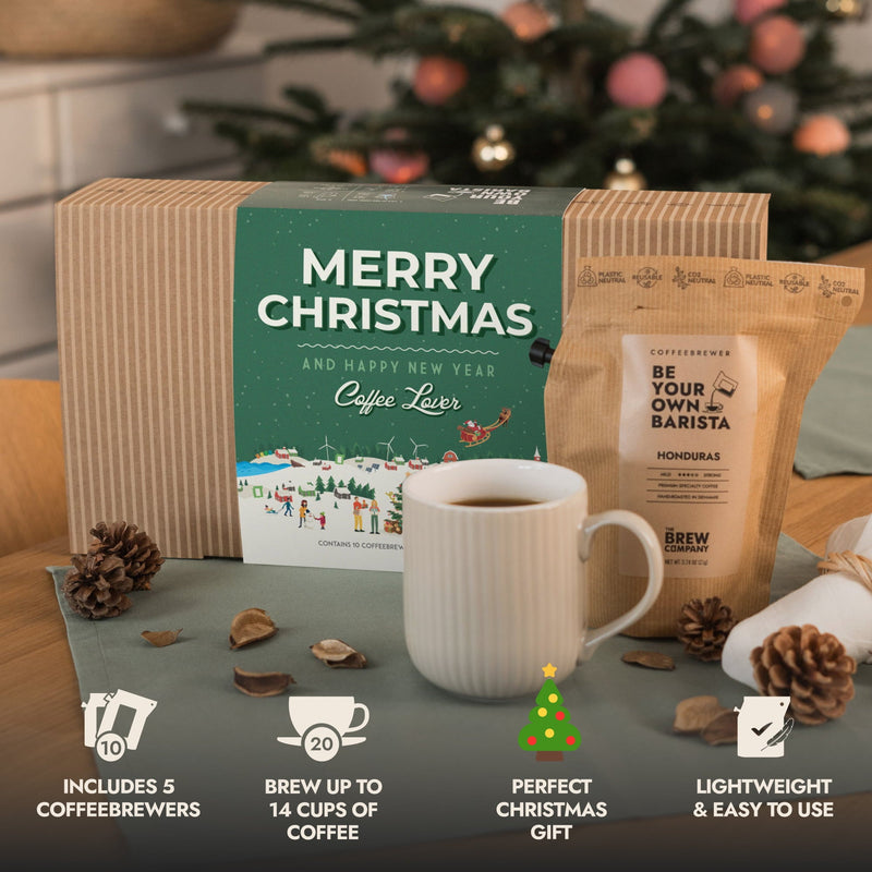 MERRY CHRISTMAS SNOW COFFEE GIFT BOX-0