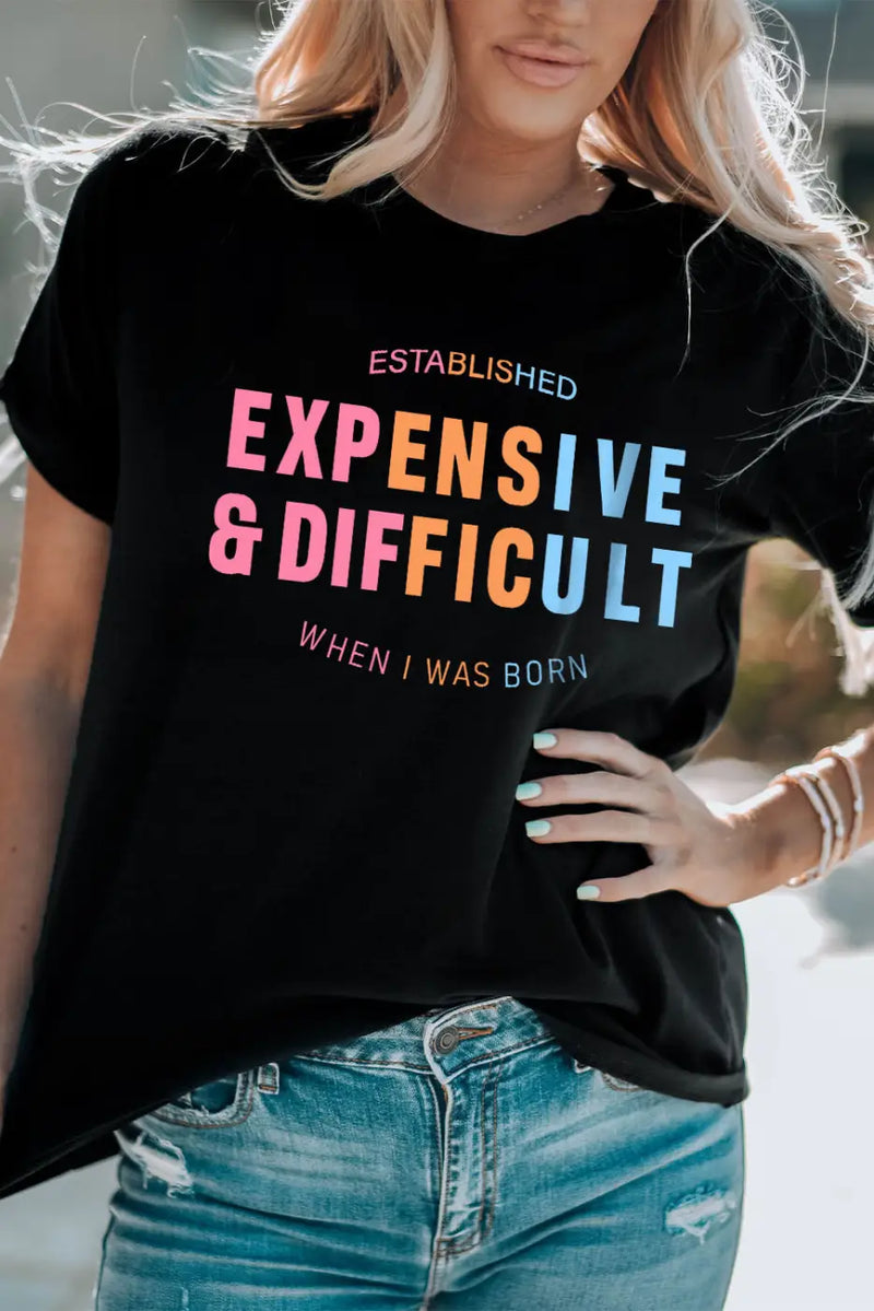 EXPENSIVE & DIFFICULT Graphic Tee-4