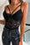 Spaghetti Straps Lace Bodysuit - Black-0