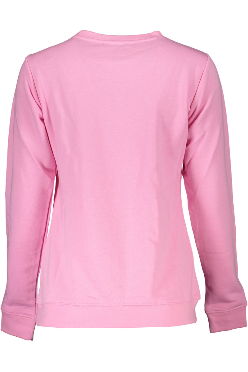 CAVALLI CLASS WOMEN'S PINK SWEATSHIRT WITHOUT ZIP-1