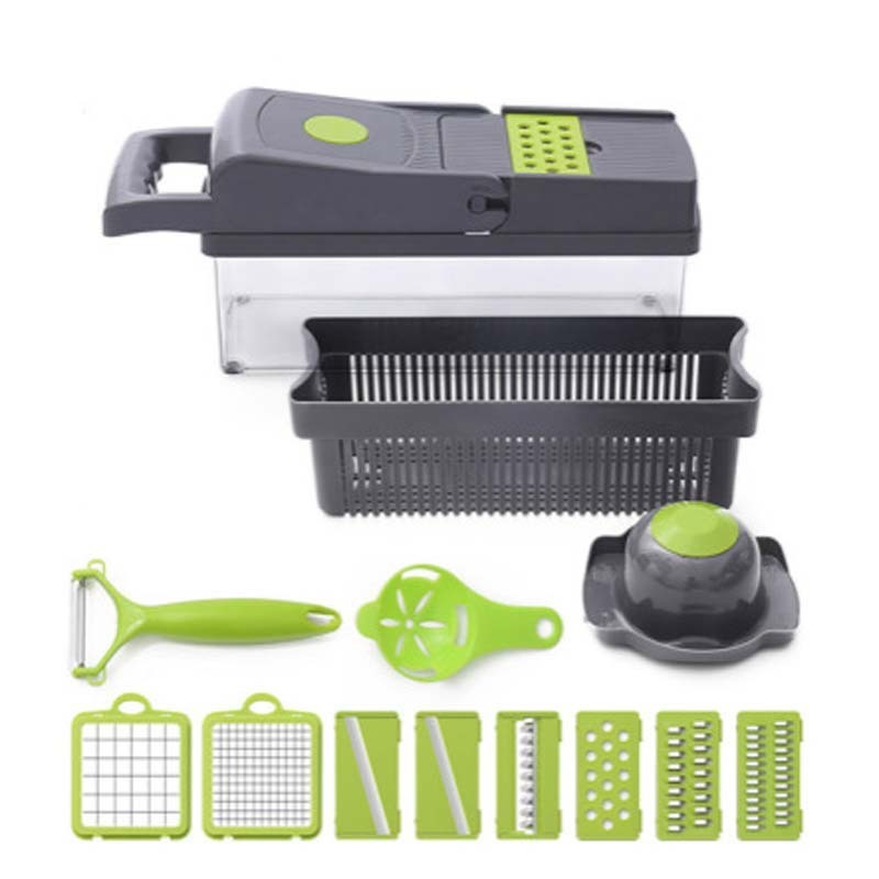 Kitchen Vegetable Cutter with Interchangeable Blades