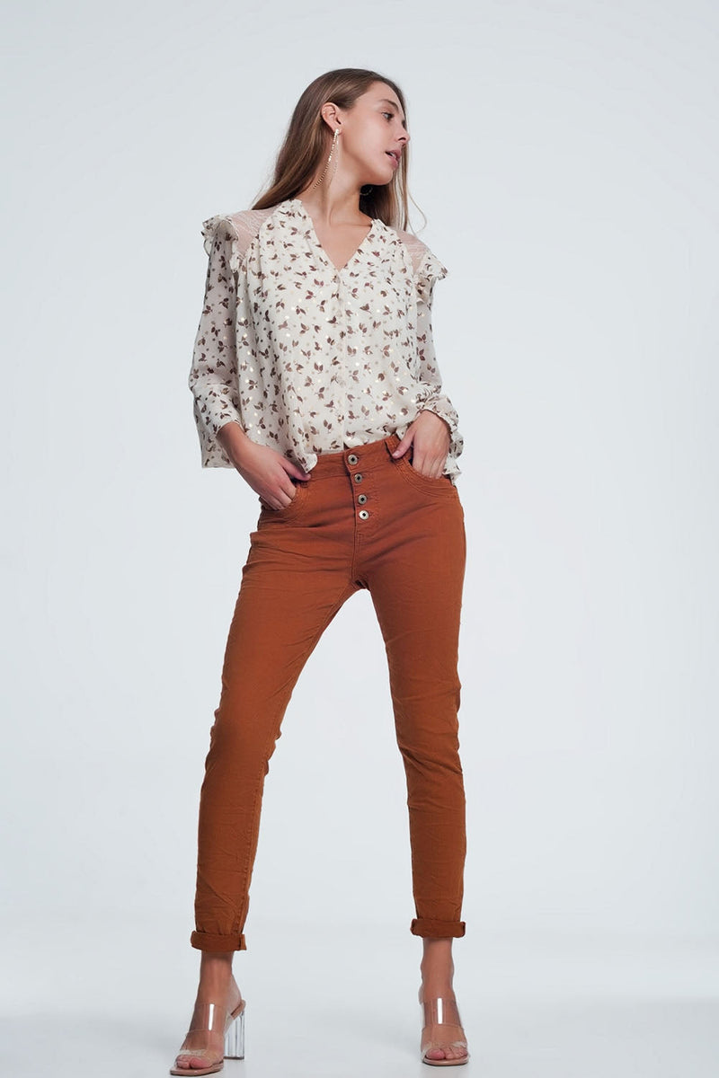 Caldera Jeans With Button Closure-2