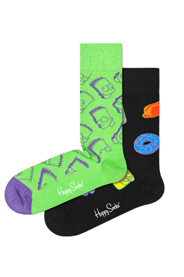 Socks Happy Socks 2-pack bart special gift set Black - Foto 1