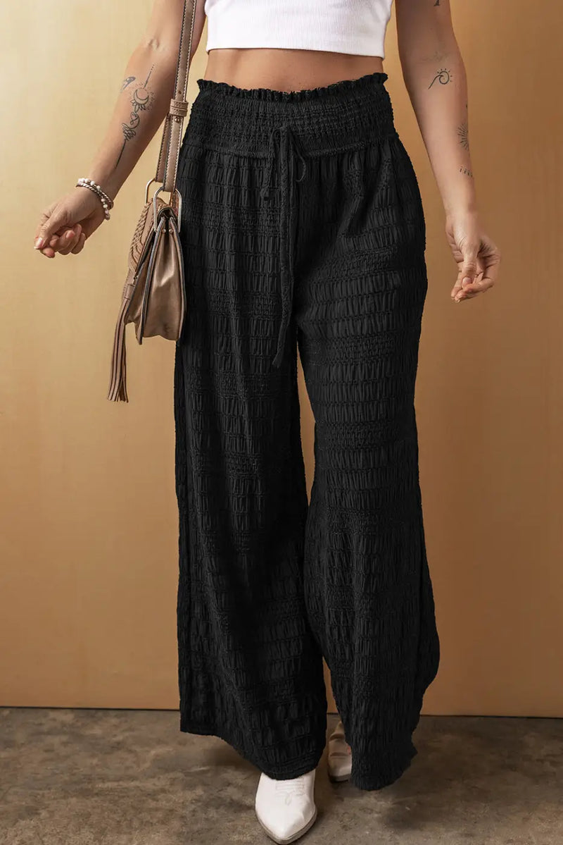 Urban Flow Smocked Trousers-3