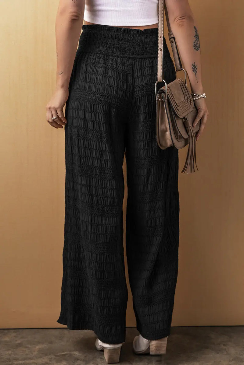 Urban Flow Smocked Trousers-1